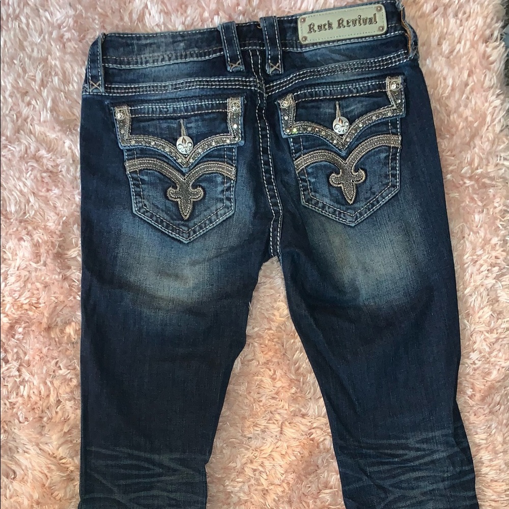 Boot cut rock revival jeans size 28